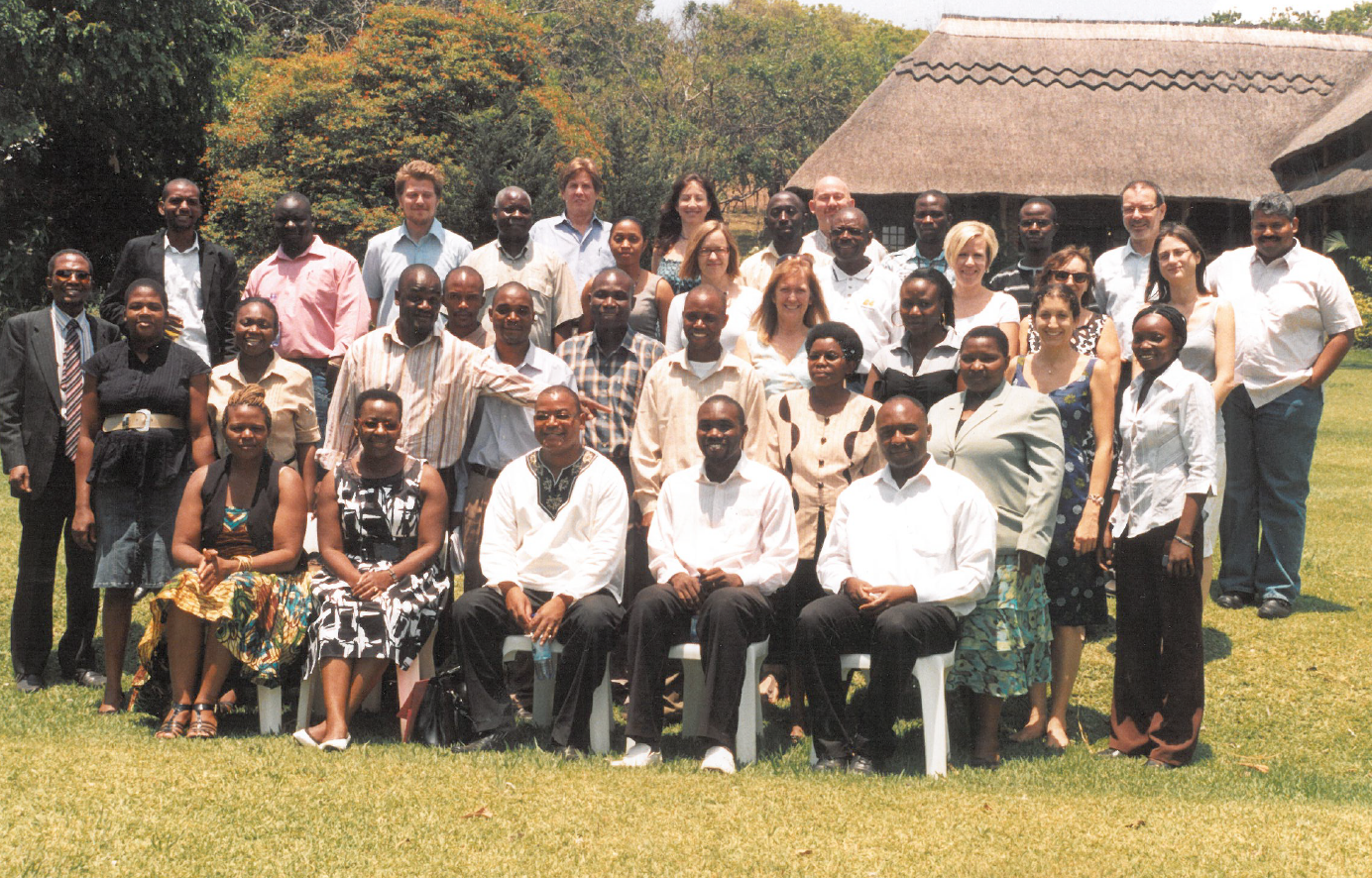 Dale and the team in Malawi