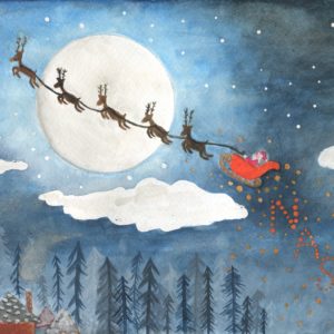 NASS Christmas Cards: Santa and his Sleigh