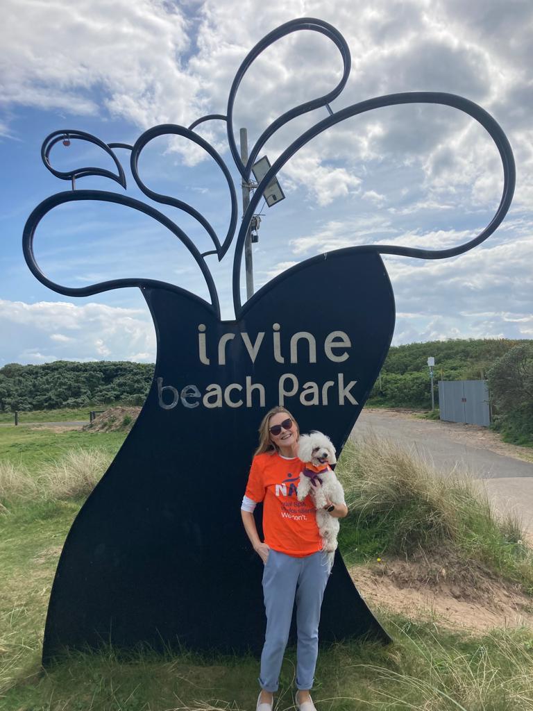WYASO 2023 Caroline Brocklehurst Week 2 Sunday Seaside Walkk at Irvine beach