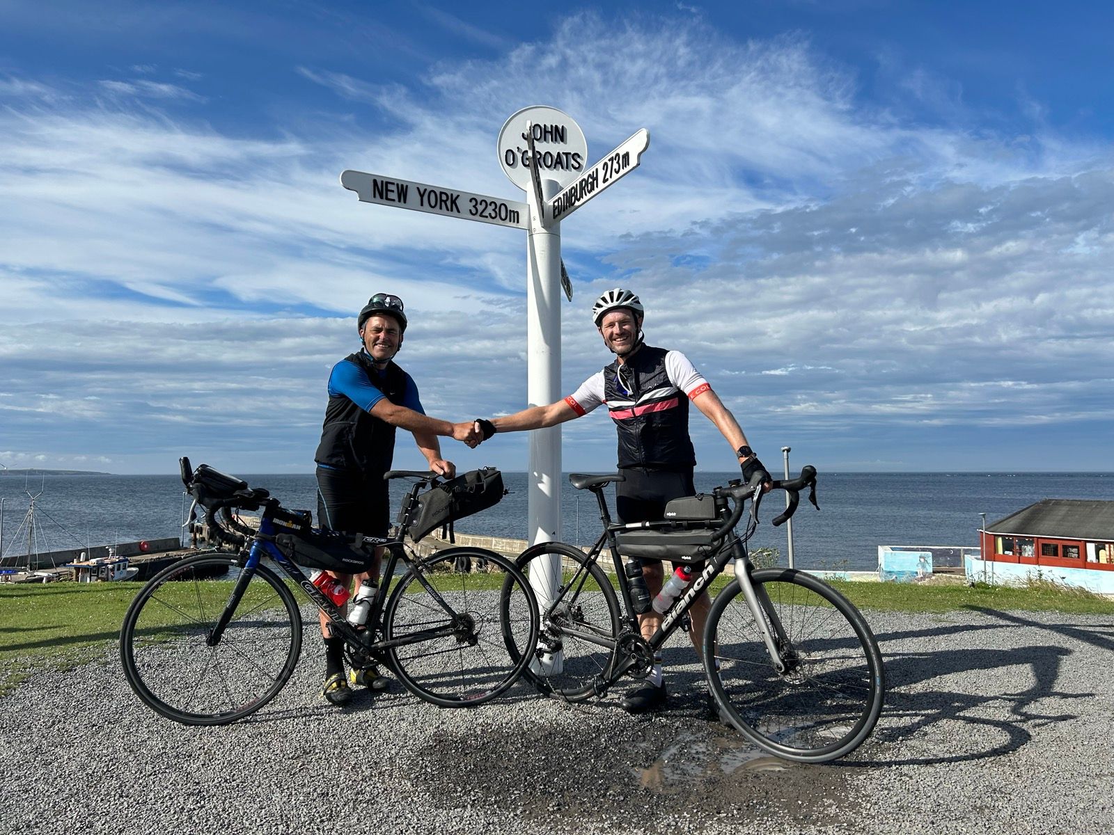 Martin and Andy Land's End to John O'Groats