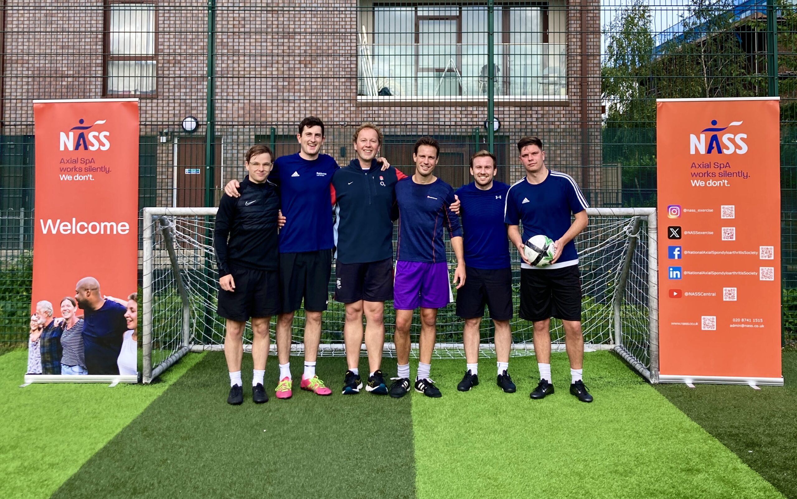 Rathbones Group Team Photo NASS 5-a-side football tournament 2024